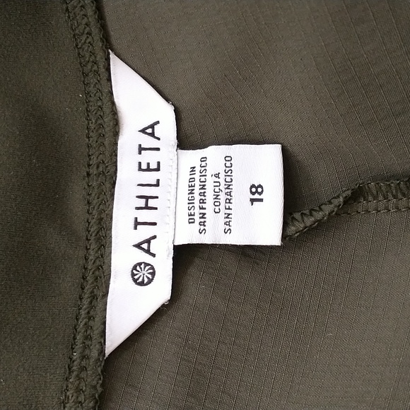 Athleta High RIse Trekkie North Jogger Green Size 18 - Picture 3 of 9